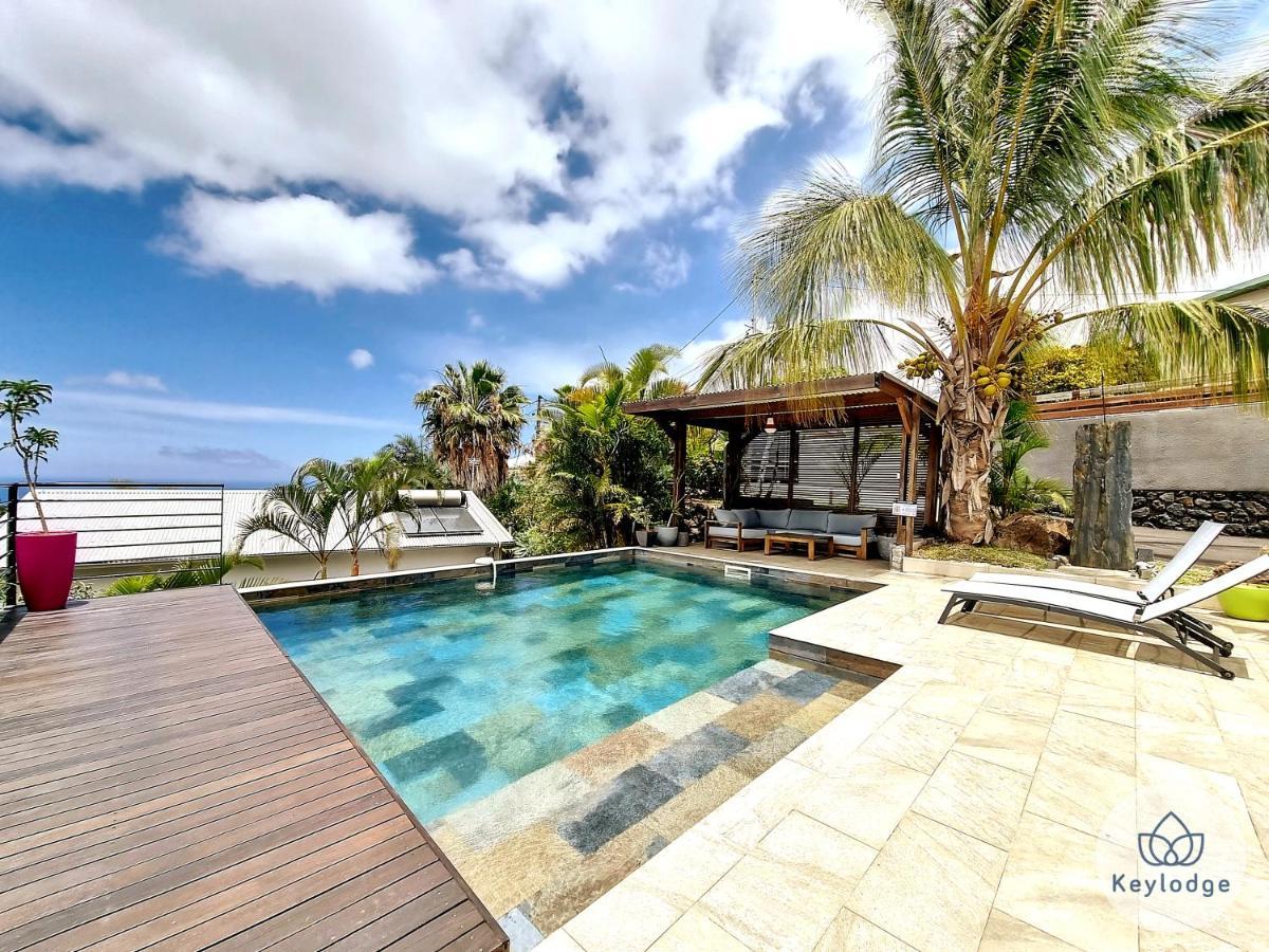 Villa O Baobhai Classee 4 Etoiles - Pisicine Privee Et Vue Mer - Saint-Pierre Exterior foto